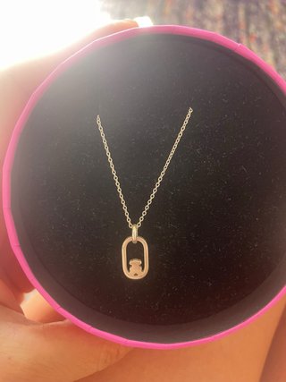 Collar Tous Oso Plata