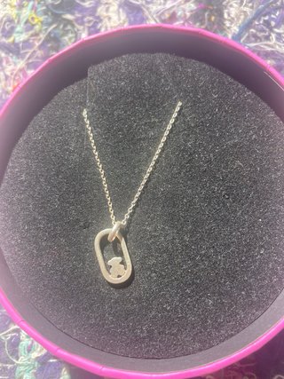 Collar Tous Oso Plata
