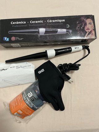 Rizador Cónico Albi Pro Cerámica + Guante
