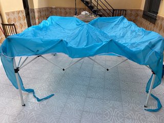 Cenador o caroa Plegable Wasabi 3x3m Azul