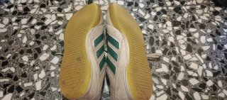 Zapatillas Adidas Fútbol Beige/Verde