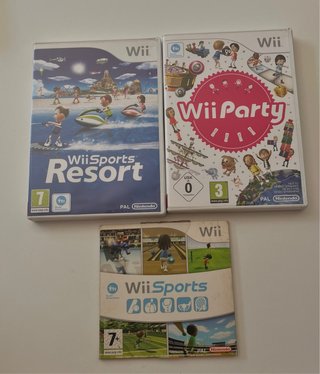 Pacchetto 3 Giochi Wii: Sports Resort, Party, Sports