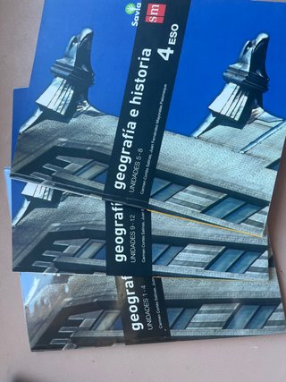 libros de geografía e historia cuarto de la eso SM