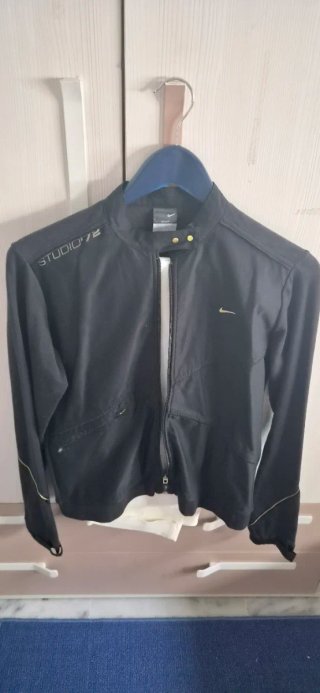 Chaqueta Beige y Marrón con Cremallera