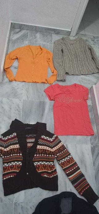 Chaqueta Beige y Marrón con Cremallera