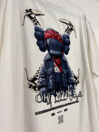Camiseta Off-White Hombre Blanca