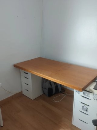 Tablón mesa escritorio estudio madera