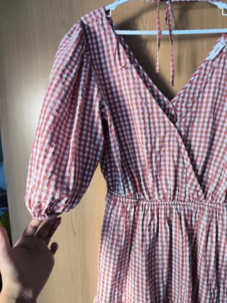Vestido Mango Vichy Talla Única