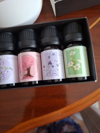 Difusor de aromas con 4 esencias naturales