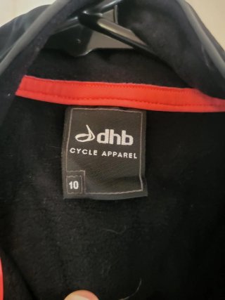 Chaleco Ciclismo Mujer DHB Naranja Negro