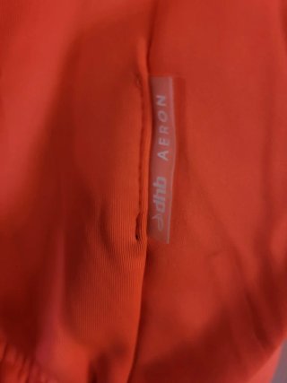 Chaleco Ciclismo Mujer DHB Naranja Negro