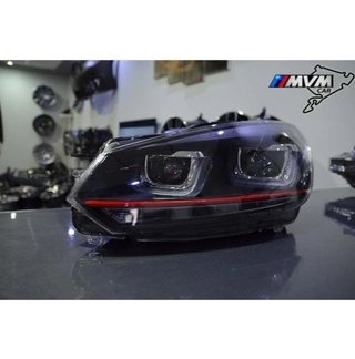 Faros delanteros Led Volkswagen Golf VI 6 Red edit