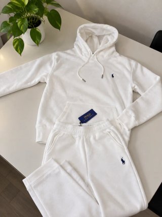 Conjunto Polo Ralph Lauren Blanco Niños