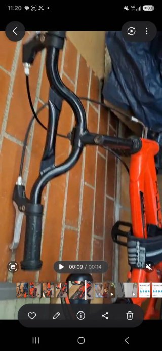 Bici Monty BMX 103 Roja 6-10 años