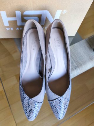 Zapatos de tacón Sfera beige y multicolor
