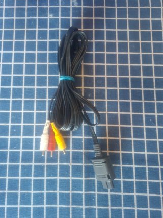 SUPERNINTENDO ORIGINAL CABLE AV TV RCA OFICIAL
