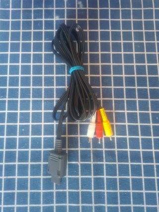 SUPERNINTENDO ORIGINAL CABLE AV TV RCA OFICIAL
