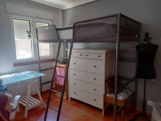 Cama Alta Metálica Ikea Gris