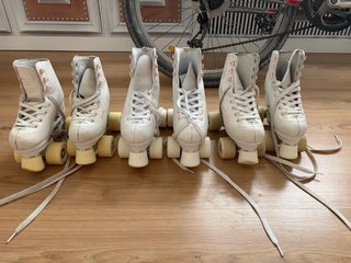 Patines blancos varias tallas: 32-34-36