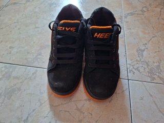 Zapatillas Heelys Propel 2.0 Negras Naranja
