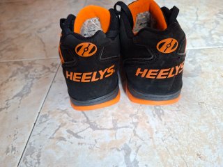 Zapatillas Heelys Propel 2.0 Negras Naranja