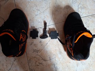 Zapatillas Heelys Propel 2.0 Negras Naranja