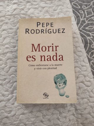 Libro Morir es nada
