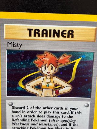 Carta Entrenador Misty Pokémon 18/132