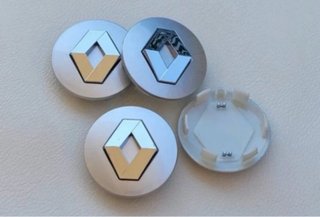 4 Tapas Llantas Renault Clio Megane 57mm