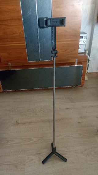 Palo selfie trípode 1m con mando