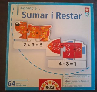 Puzzle Educa Sumar y Restar 4-5 años