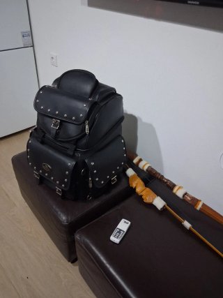 Baúl Moto Saddlemen Negro Nuevo