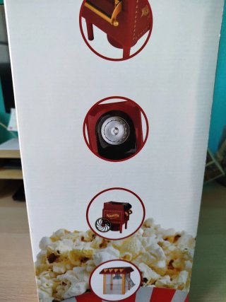 Máquina de Palomitas Estilo Vintage