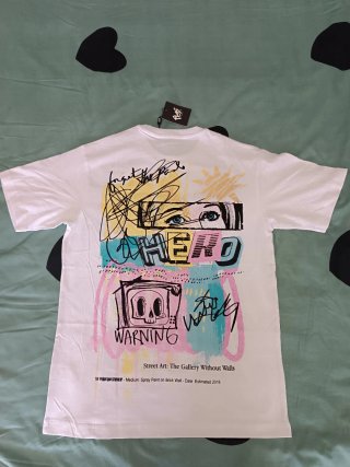 Camiseta Blanca NO HEAD Talla XS