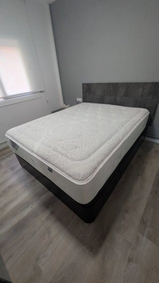 Cama 150x190cm Pikolin con canapé y cabecero