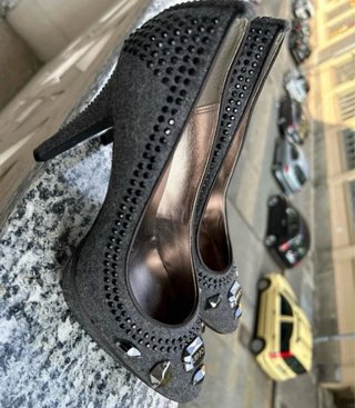 Liu Jo Scarpe Donna N.38 Grigio Tacco 12