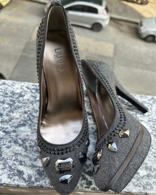 Liu Jo Scarpe Donna N.38 Grigio Tacco 12