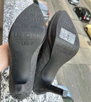 Liu Jo Scarpe Donna N.38 Grigio Tacco 12