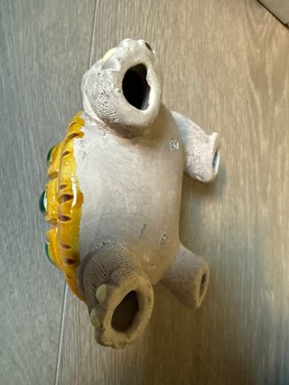 Tortuga decorativa cerámica