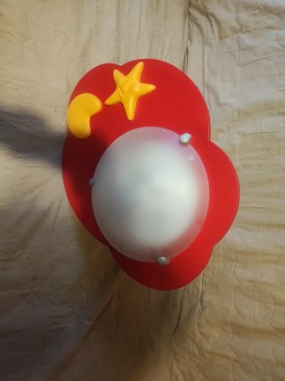 Lámpara Infantil Techo Nube y Estrella
