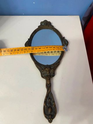 Specchio antico decorato