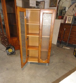 Vitrina Alacena Madera Cristal