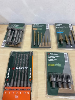 Lote 5 sets brocas Parkside madera/metal