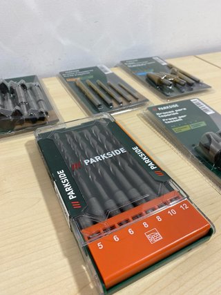 Lote 5 sets brocas Parkside madera/metal