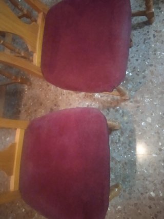 Conjunto 6 Sillas Madera Pino