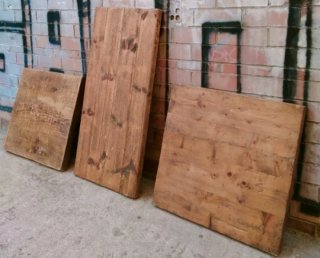 Bases de madera para mesas