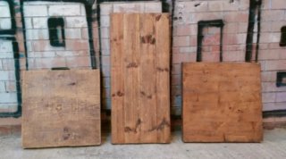 Bases de madera para mesas
