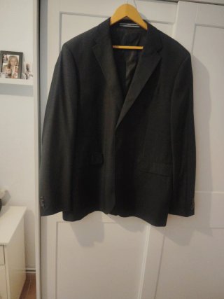 Americana gris con botones