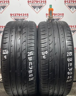 -215 40 17 W CONTINENTAL RUEDA AL 90% VIDA UTIL