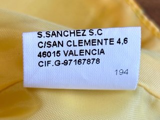 Santiago Sánchez Vestido de Gasa Multicolor T. 40